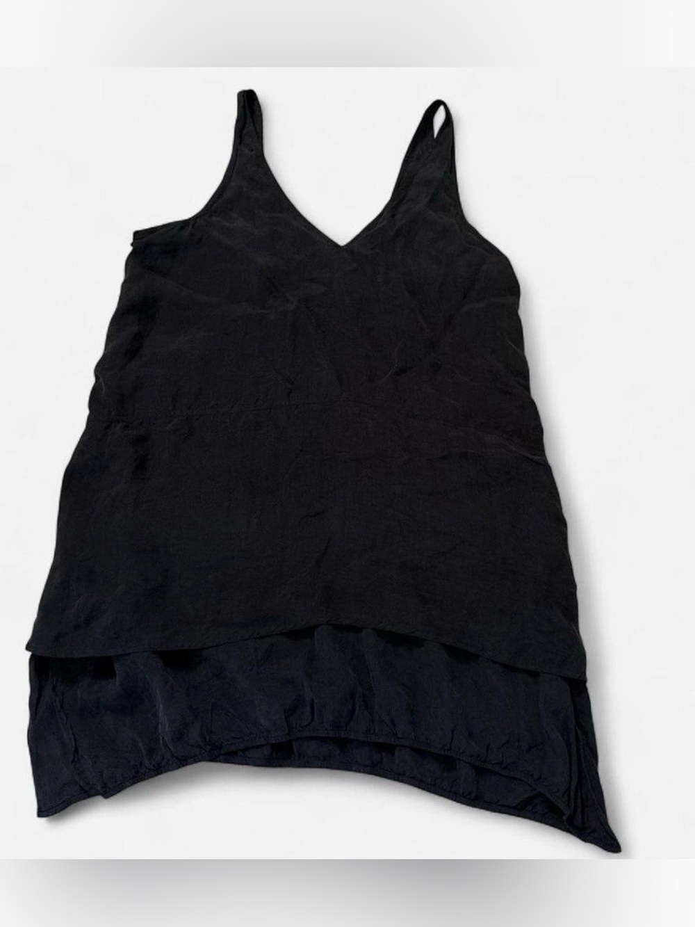 Zara Black Layered V-Neck A very beautiful, stylish dress for summer.